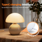 NIORSUN Wireless Mushroom Table Lamp