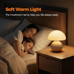 NIORSUN Wireless Mushroom Table Lamp