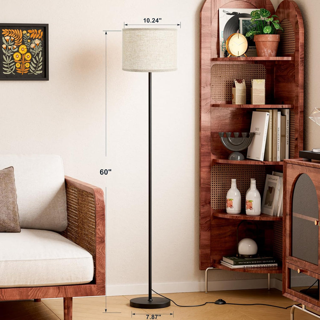 Ambimall Modern Floor Lamp with Shade
