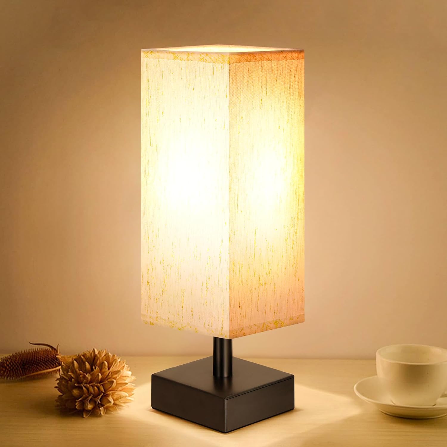 aooshine Small Bedside Table Lamp