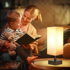 aooshine Small Bedside Table Lamp
