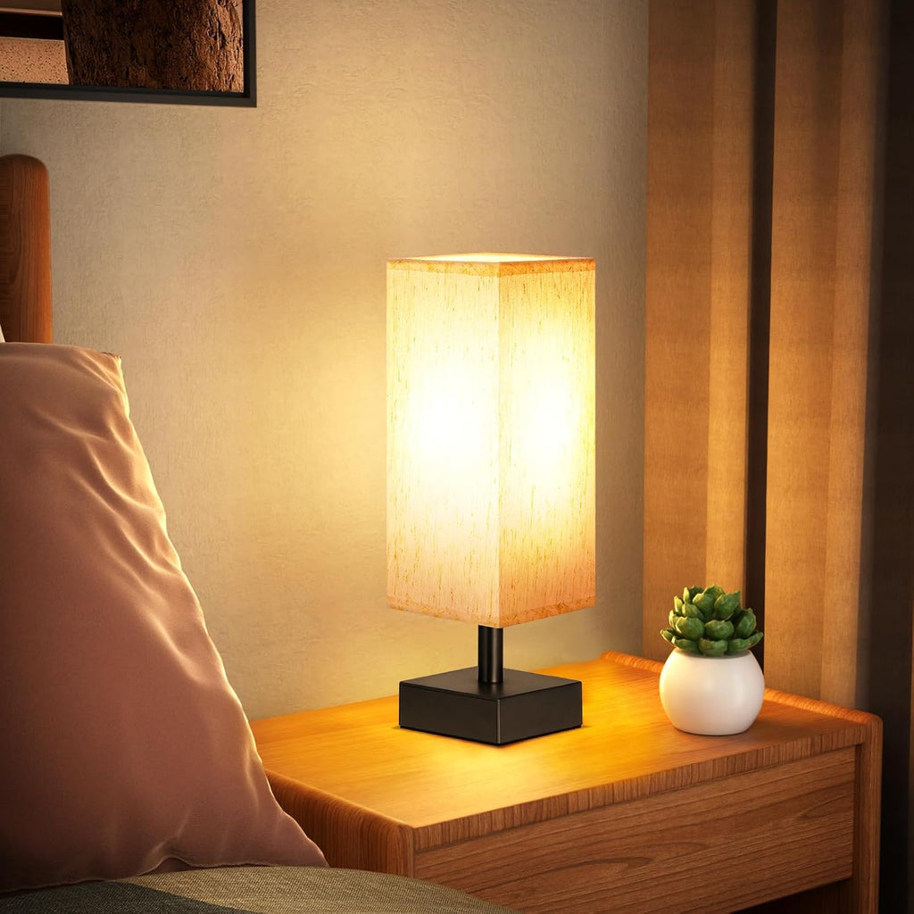aooshine Small Bedside Table Lamp