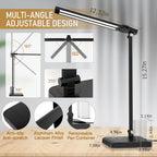 Dimmable LED Desk Lamp with USB Charging Port