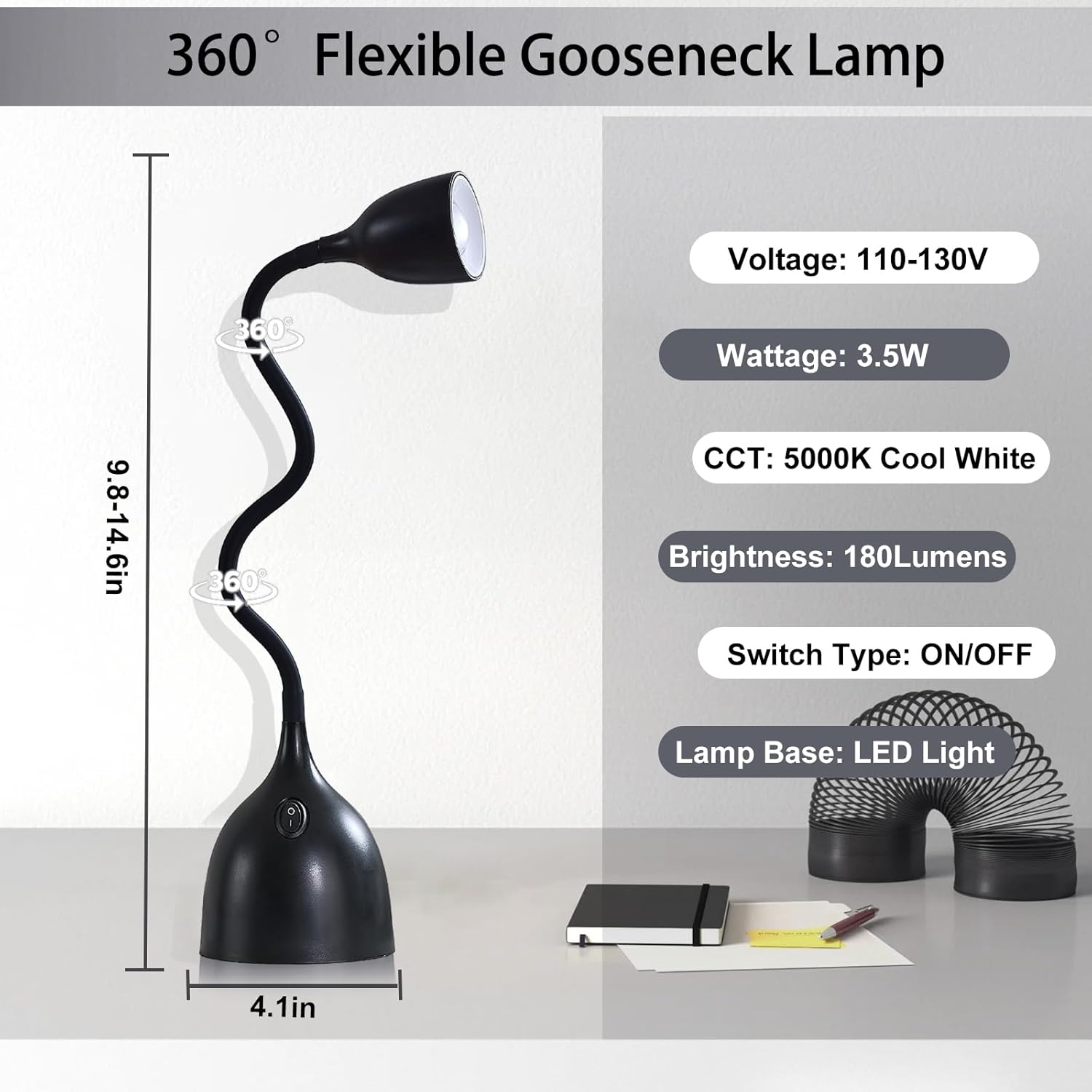 EJIAXIN LED Desk Lamp