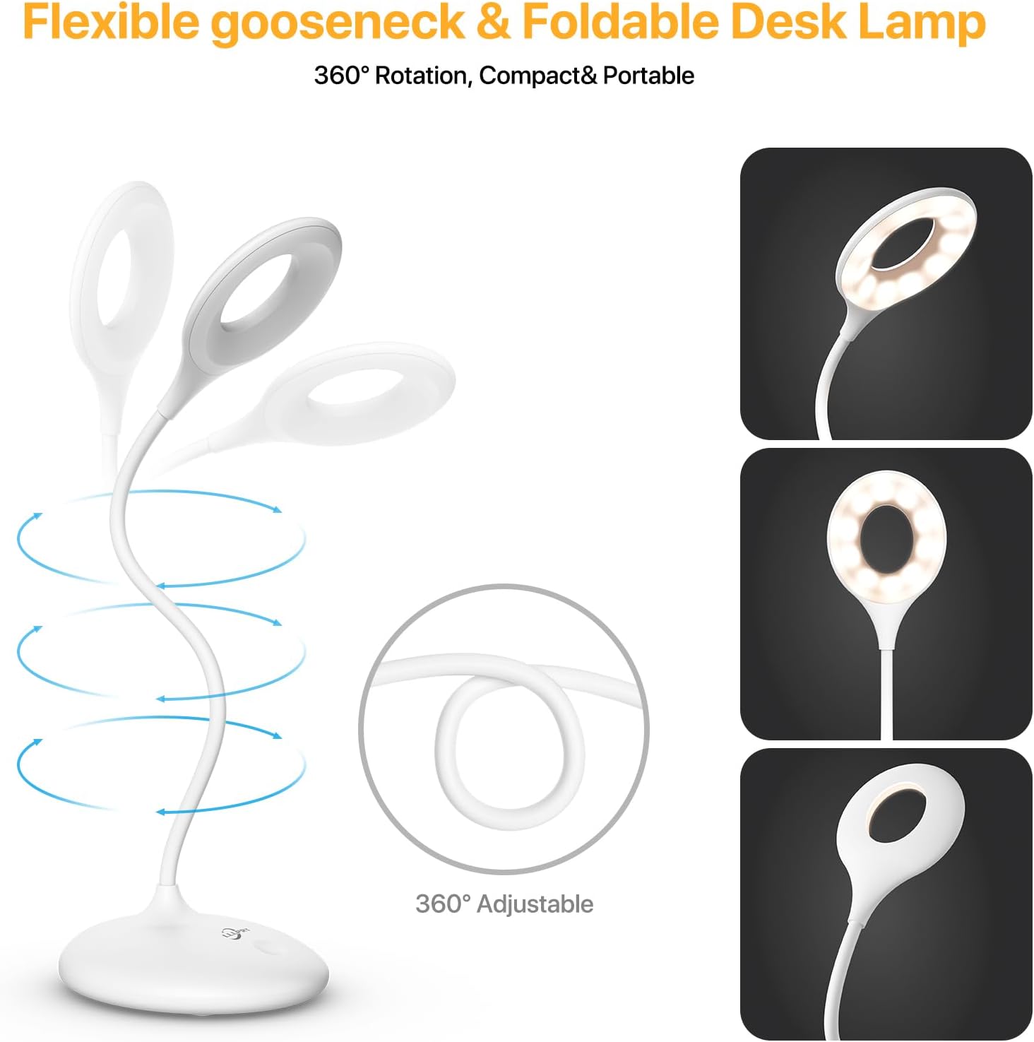Rechargeable Cordless Desk Lamp
