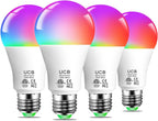 UCB Smart Color Changing LED Light Bulbs (4-Pack)