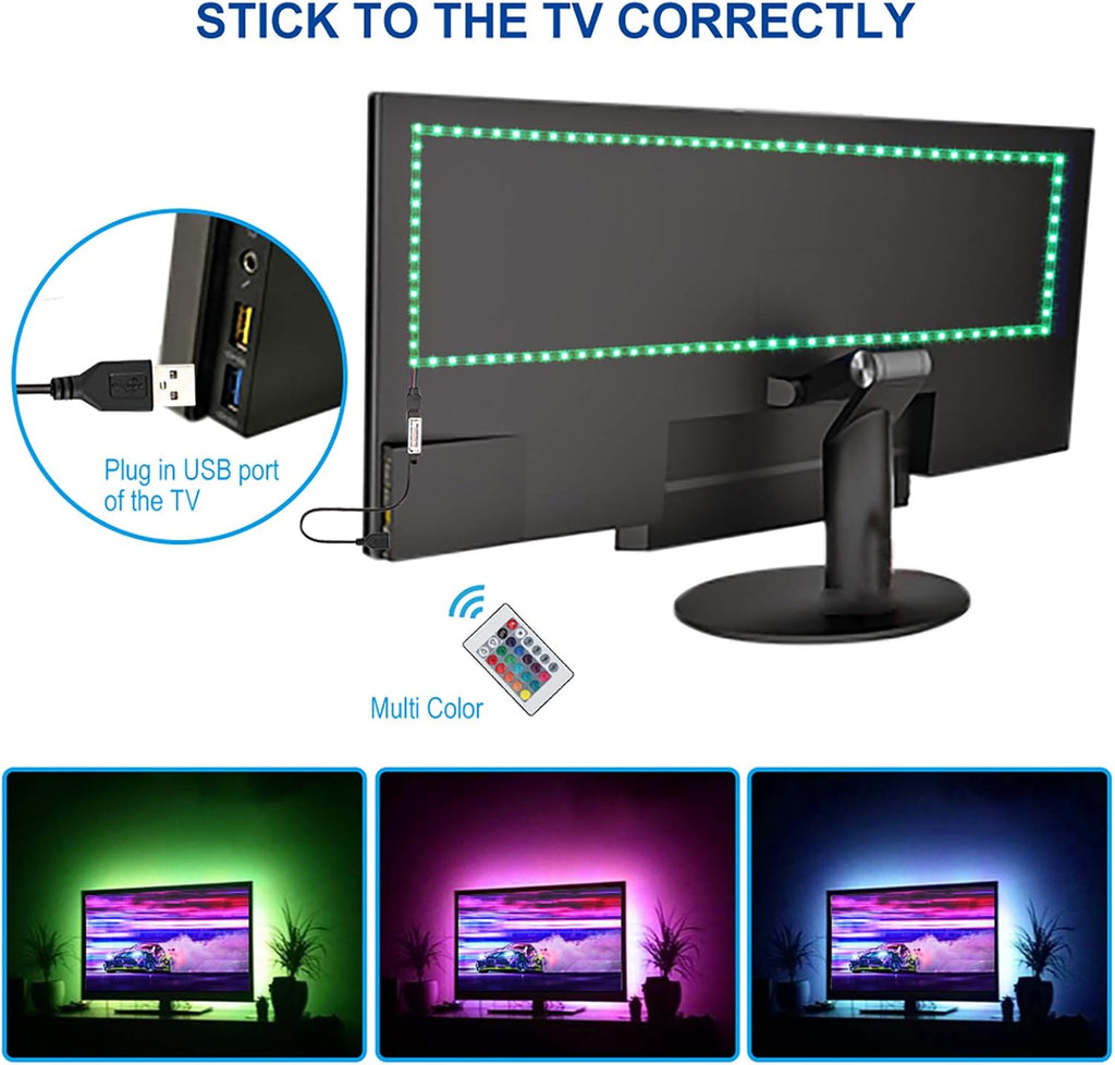 RGB LED Strip Lights 10FT
