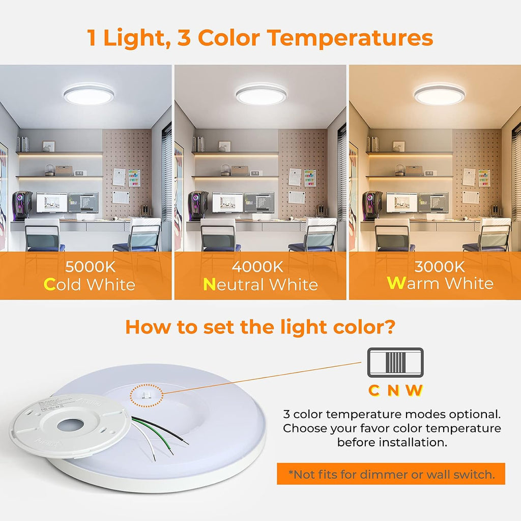BLNAN LED Flush Mount Ceiling Light