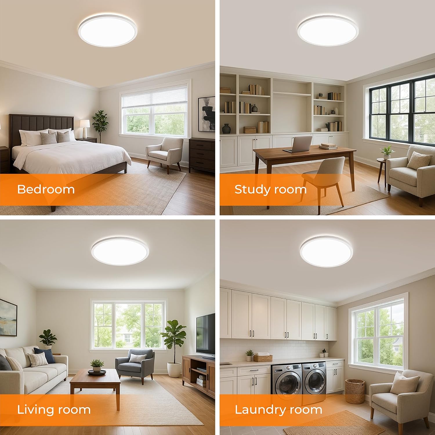 BLNAN LED Flush Mount Ceiling Light