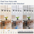 4-Light Farmhouse Kitchen Island Chandelier